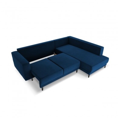 Canapé convertible velours droit Caro Bleu Roi BOUTICA DESIGN MIC_RCF_51_F1_CARO2