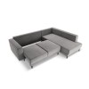 Canapé convertible velours droit Caro Gris Clair BOUTICA DESIGN MIC_RCF_51_F1_CARO4