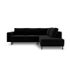 Canapé convertible velours droit Caro Noir BOUTICA DESIGN MIC_RCF_51_F1_CARO6