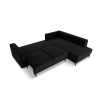 Canapé convertible velours droit Caro Noir BOUTICA DESIGN MIC_RCF_51_F1_CARO6