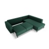 Canapé d'angle droit convertible Caro Vert BOUTICA DESIGN MIC_RCF_78_F1_CARO2