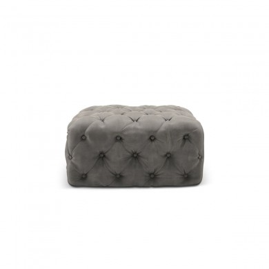 Pouf velours Iggy Gris Clair BOUTICA DESIGN MIC_POUF_51_F1_IGGY4