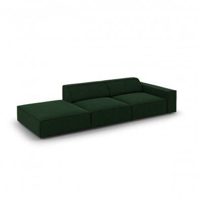 Canapé gauche velours Jodie Vert Bouteille BOUTICA DESIGN MIC_3SOL_51_F1_JODIE3