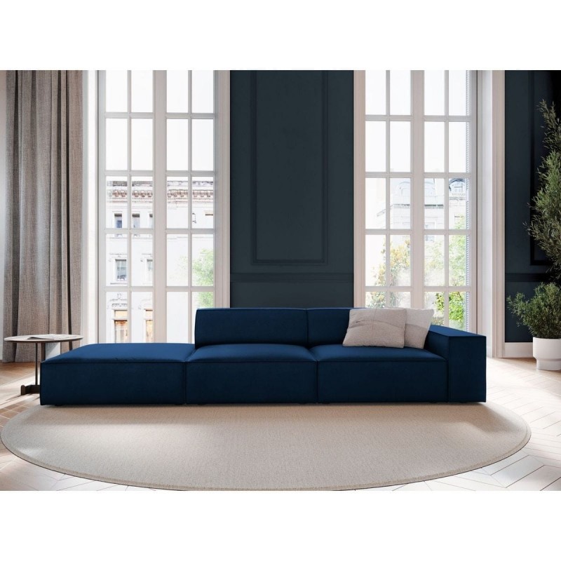 Canapé gauche velours Jodie Bleu Roi BOUTICA DESIGN MIC_3SOL_51_F1_JODIE4