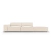 Canapé droit velours Jodie Beige Clair BOUTICA DESIGN MIC_3SOR_51_F1_JODIE1