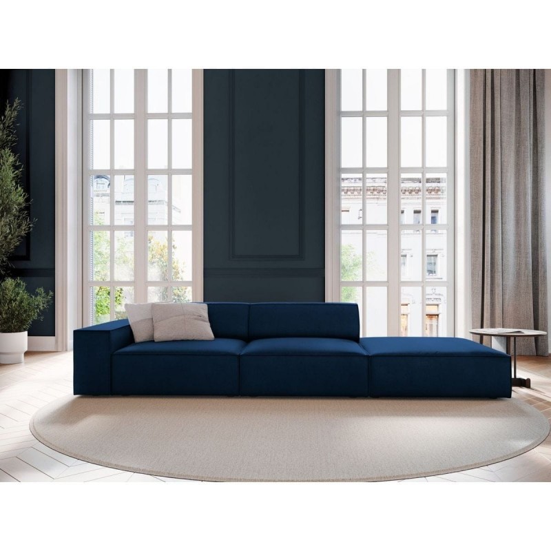 Canapé droit velours Jodie Bleu Roi BOUTICA DESIGN MIC_3SOR_51_F1_JODIE4