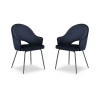 Chaise (lot x2) velours Johnny Bleu Foncé BOUTICA DESIGN MIC_CHSET2_2_F1_JOHNNY8