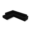 Canapé d'angle gauche velours Justin Noir 5 Places BOUTICA DESIGN MIC_LC_L_51_F1_JUSTIN6