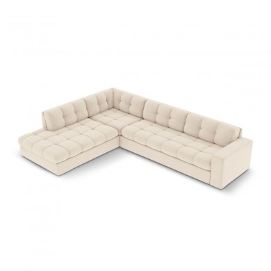 Canapé d'angle gauche Justin Beige Clair 5 Places BOUTICA DESIGN MIC_LC_L_99_F1_JUSTIN1