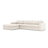 Canapé d'angle gauche velours Justin Beige Clair 4 Places BOUTICA DESIGN MIC_LC_S_51_F1_JUSTIN1