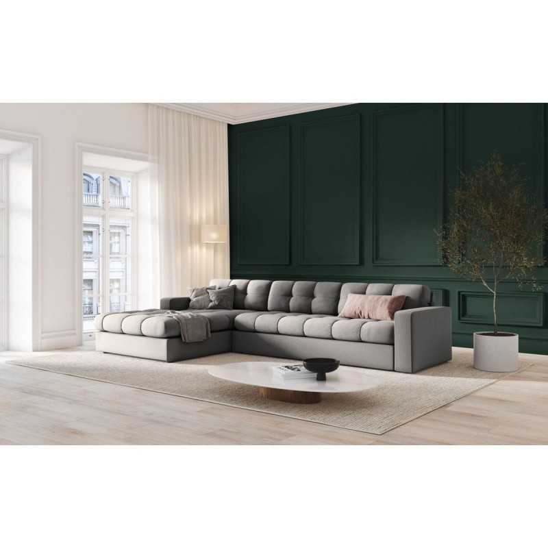 Canapé d'angle gauche Justin Gris Clair 4 Places BOUTICA DESIGN MIC_LC_S_99_F1_JUSTIN4