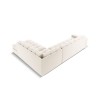 Canapé d'angle droit velours Justin Beige Clair 5 Places BOUTICA DESIGN MIC_RC_L_51_F1_JUSTIN1