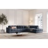 Canapé d'angle droit Justin Bleu Foncé 5 Places BOUTICA DESIGN MIC_RC_L_99_F1_JUSTIN2