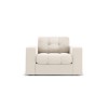 Fauteuil velours Justin Beige Clair BOUTICA DESIGN MIC_ARM_51_F1_JUSTIN1