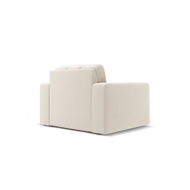 Fauteuil velours Justin Beige Clair BOUTICA DESIGN MIC_ARM_51_F1_JUSTIN1