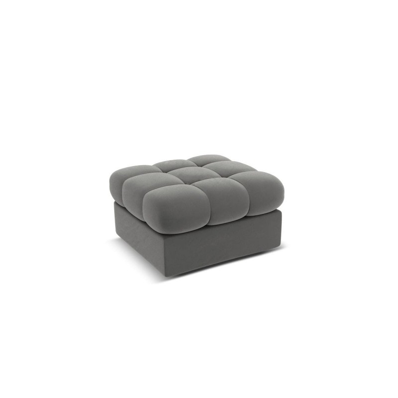 Pouf velours Justin Gris Clair BOUTICA DESIGN MIC_POUF_51_F1_JUSTIN4