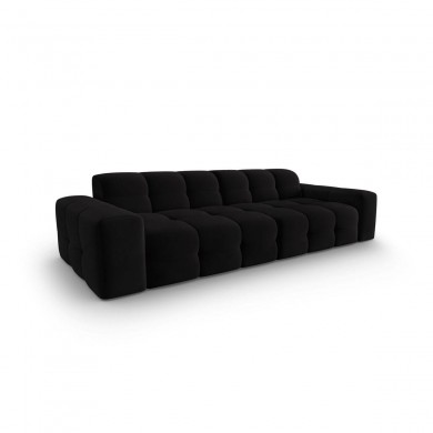 Canapé velours Kendal Noir 4 Places BOUTICA DESIGN MIC_4S_121_F1_KENDAL3