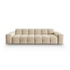 Canapé velours Kendal Beige Clair 4 Places BOUTICA DESIGN MIC_4S_121_F1_KENDAL4