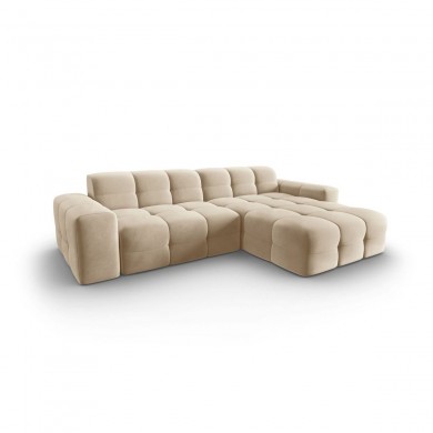 Canapé d'angle droit Kendal Beige Clair 4 Places BOUTICA DESIGN MIC_RC_S_121_F1_KENDAL4