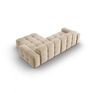 Canapé d'angle droit Kendal Beige Clair 4 Places BOUTICA DESIGN MIC_RC_S_121_F1_KENDAL4