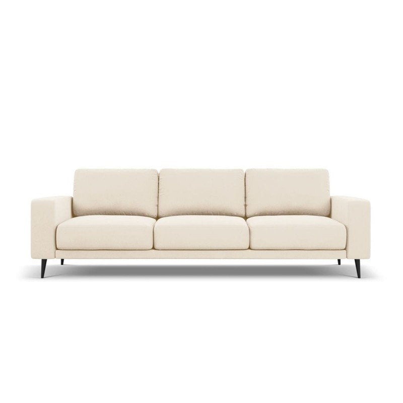 Canapé velours Kylie Beige Clair 3 Places BOUTICA DESIGN MIC_3S_51_F1_KYLIE1