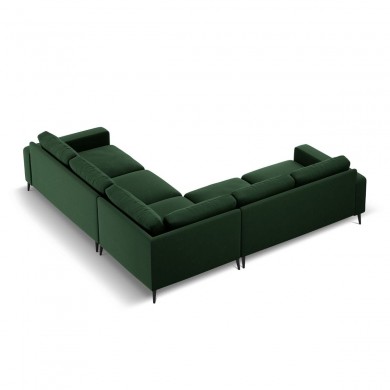 Canapé velours Kylie Vert Bouteille 5 Places BOUTICA DESIGN MIC_COR_51_F1_KYLIE2