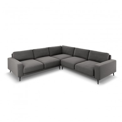 Canapé velours Kylie Gris 5 Places BOUTICA DESIGN MIC_COR_51_F1_KYLIE5