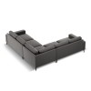 Canapé velours Kylie Gris 5 Places BOUTICA DESIGN MIC_COR_51_F1_KYLIE5