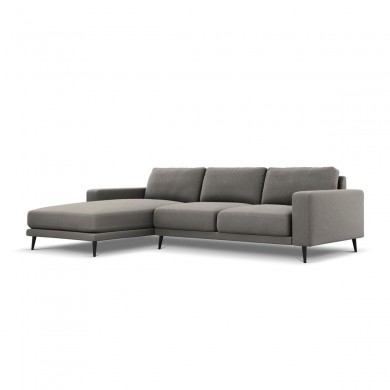 Canapé d'angle gauche velours Kylie Gris Clair L232cm BOUTICA DESIGN MIC_LC_51_F1_KYLIE4