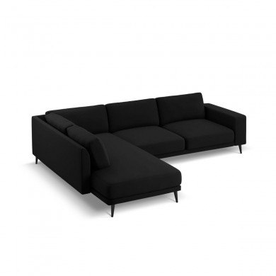 Canapé d'angle gauche Kylie Noir L251cm BOUTICA DESIGN MIC_LC_L_99_F1_KYLIE6