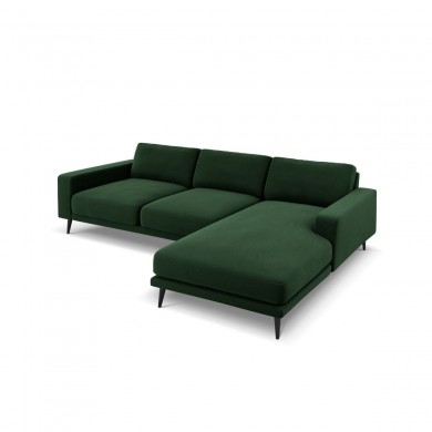 Canapé d'angle droit velours Kylie Vert Bouteille L232cm BOUTICA DESIGN MIC_RC_51_F1_KYLIE2