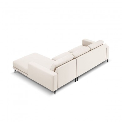 Canapé d'angle droit Kylie Beige Clair L232cm BOUTICA DESIGN MIC_RC_99_F1_KYLIE1