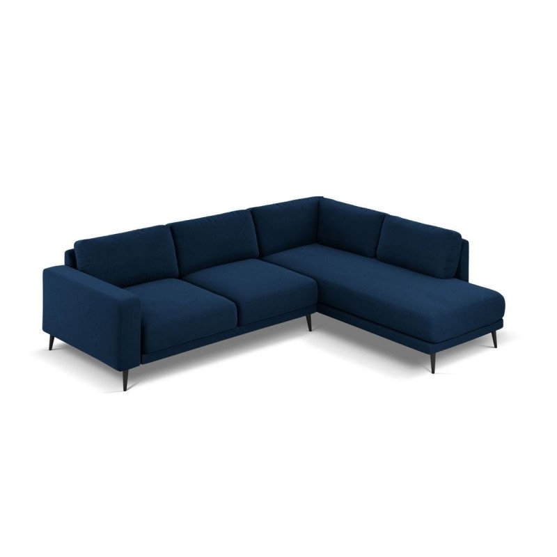 Canapé d'angle droit velours Kylie Bleu Roi L251cm BOUTICA DESIGN MIC_RC_L_51_F1_KYLIE3