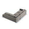 Canapé d'angle droit velours Kylie Gris Clair L251cm BOUTICA DESIGN MIC_RC_L_51_F1_KYLIE4