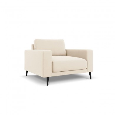 Fauteuil velours Kylie Beige Clair BOUTICA DESIGN MIC_ARM_51_F1_KYLIE1