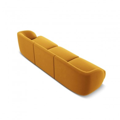 Canapé velours Miley Jaune 3 Places BOUTICA DESIGN MIC_3S_51_F1_MILEY7