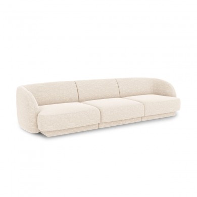 Canapé Miley Beige Clair 3 Places BOUTICA DESIGN MIC_3S_140_F1_MILEY1