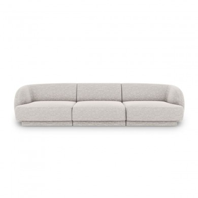 Canapé Miley Gris Clair 3 Places BOUTICA DESIGN MIC_3S_140_F1_MILEY5