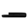 Canapé gauche Miley Noir BOUTICA DESIGN MIC_R4SOL_140_F1_MILEY7