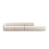 Canapé droit velours Miley Beige Clair BOUTICA DESIGN MIC_R4SOR_51_F1_MILEY1