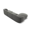 Canapé d'angle gauche velours Miley Gris Clair 4 Places BOUTICA DESIGN MIC_LC_51_F1_MILEY3