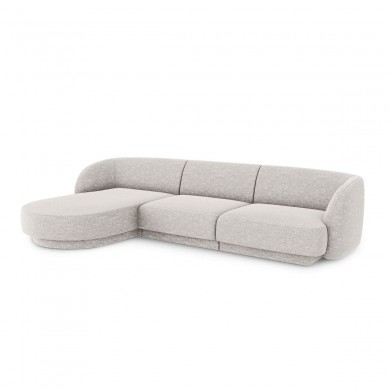 Canapé d'angle gauche Miley Gris Clair 4 Places BOUTICA DESIGN MIC_LC_140_F1_MILEY5