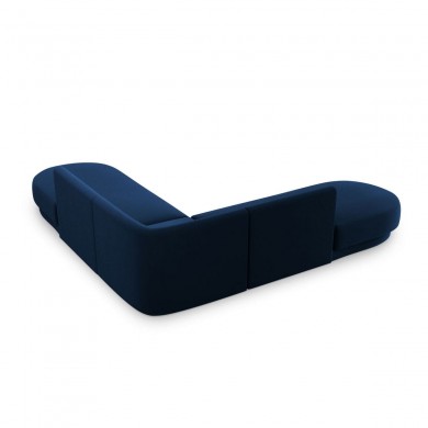 Canapé d'angle symétrique velours Miley Bleu Roi L220cm BOUTICA DESIGN MIC_RCORO_51_F1_MILEY2