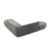 Canapé d'angle symétrique velours Miley Gris Clair L220cm BOUTICA DESIGN MIC_RCORO_51_F1_MILEY3