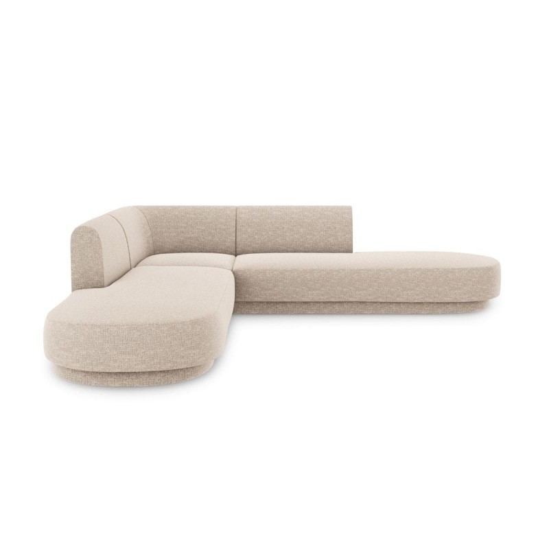 Canapé d'angle symétrique Miley Beige L220cm BOUTICA DESIGN MIC_RCORO_140_F1_MILEY2