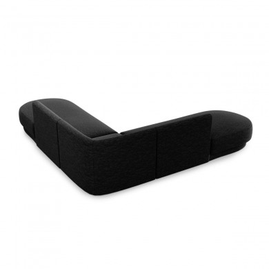 Canapé d'angle symétrique Miley Noir L220cm BOUTICA DESIGN MIC_RCORO_140_F1_MILEY7