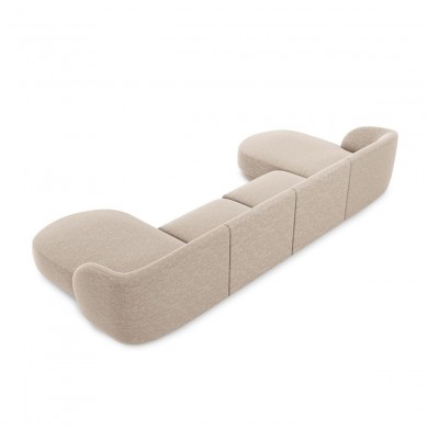 Canapé panoramique Miley Beige 5 Places BOUTICA DESIGN MIC_U_140_F1_MILEY2