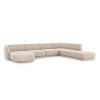 Canapé d'angle panoramique droit Miley Beige BOUTICA DESIGN MIC_UR_140_F1_MILEY2