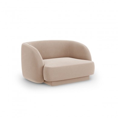 Fauteuil velours Miley Cappuccino BOUTICA DESIGN MIC_ARM_51_F1_MILEY6