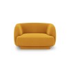 Fauteuil velours Miley Jaune BOUTICA DESIGN MIC_ARM_51_F1_MILEY7